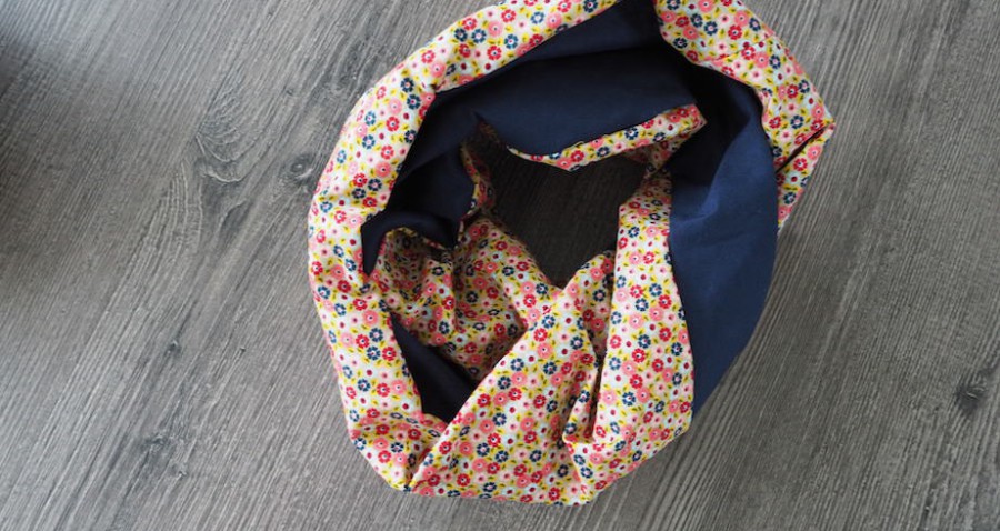 loop blau/ Blumen rost