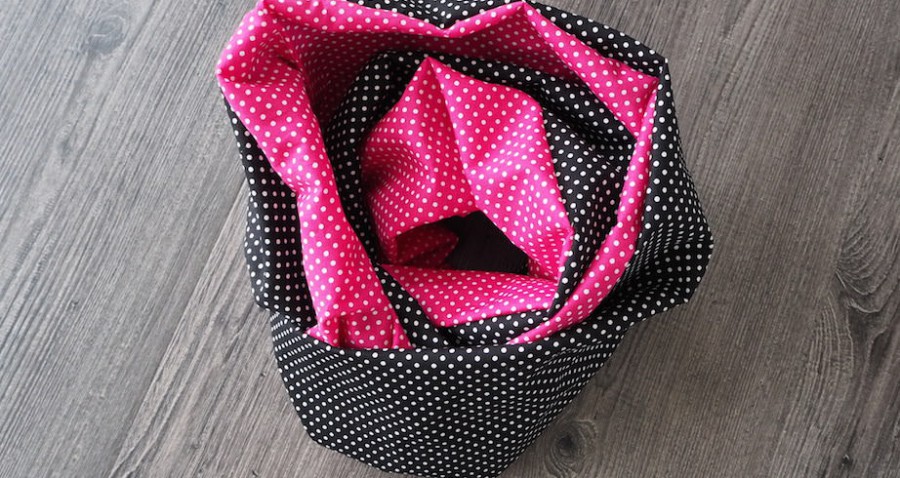 Loop pink / schwarz